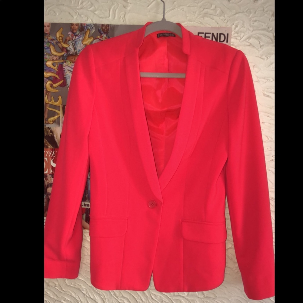 Express Sz 6 Pink Blazer